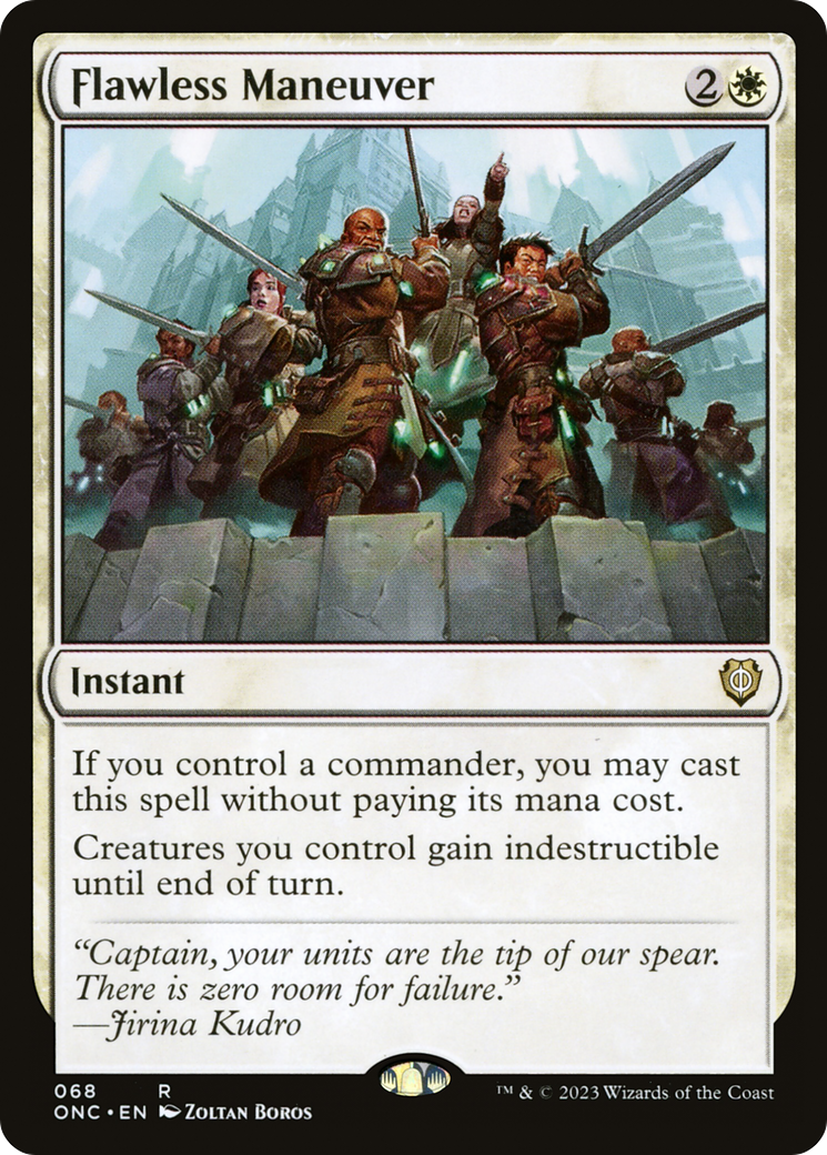 Flawless Maneuver (ONC-068) [Phyrexia: All Will Be One Commander] MTG Single Wizards of the Coast