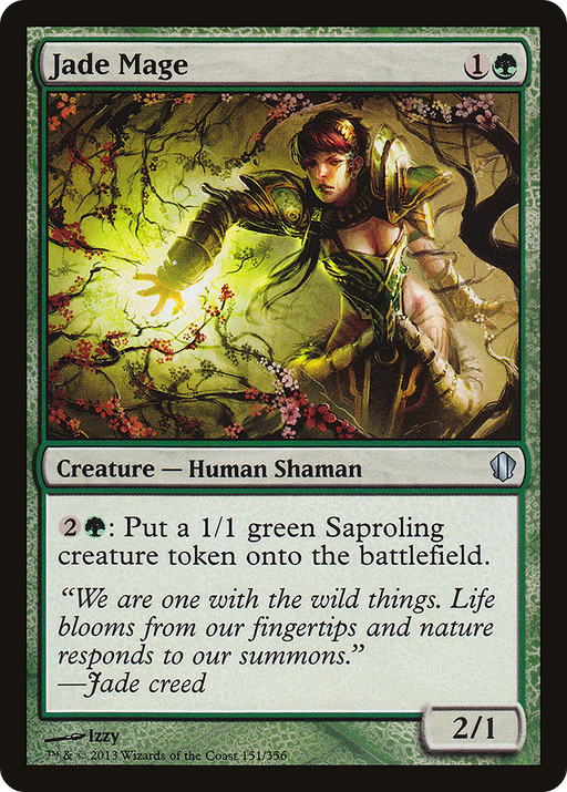 Jade Mage (C13-151) [Commander 2013] MTG Single Wizards of the Coast
