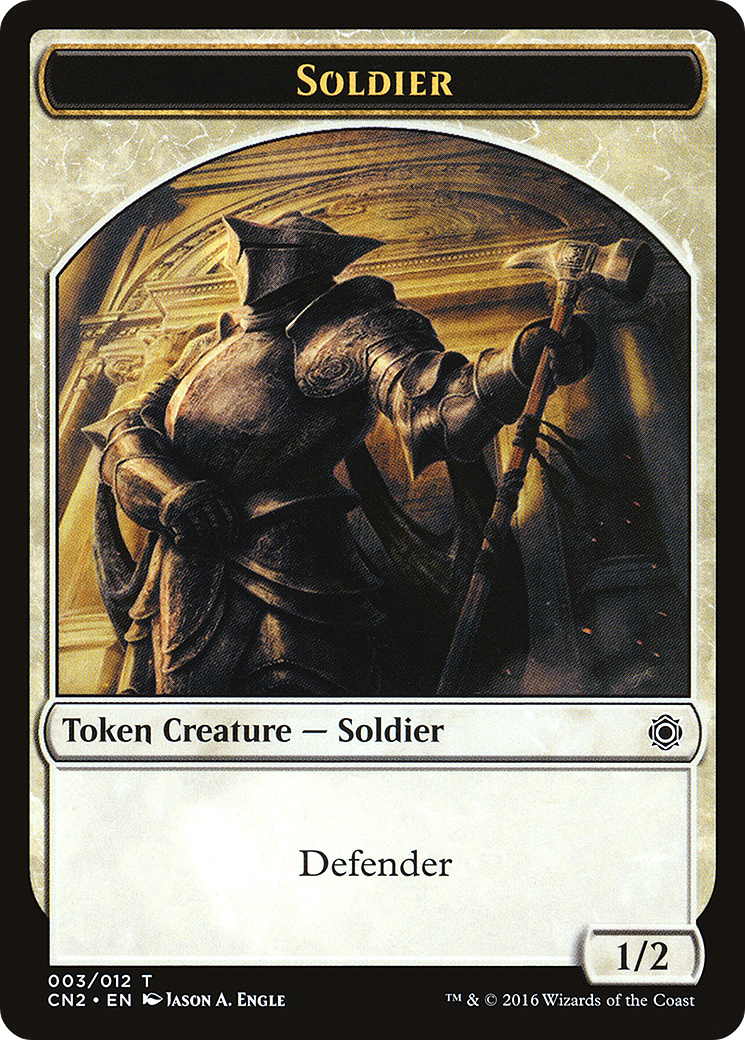 Soldier (CN2-003) [Tokens] Conspiracy: Take the Crown Tokens MTG Single Wizards of the Coast