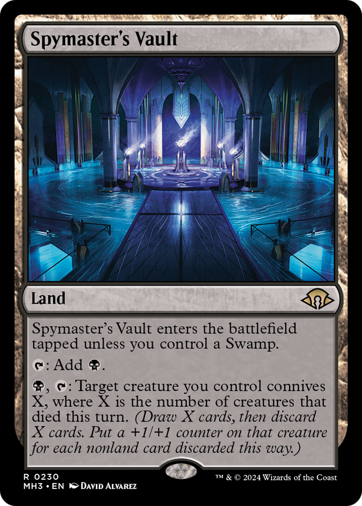 Spymaster's Vault (MH3-230) [Modern Horizons 3] Foil MTG Single Modern Horizons 3