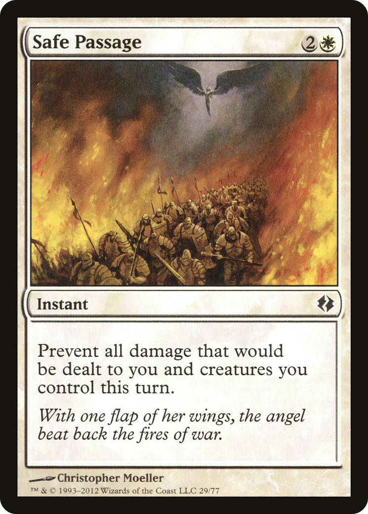 Safe Passage (DDI-029) [Misc] Duel Decks: Venser vs. Koth MTG Single Wizards of the Coast
