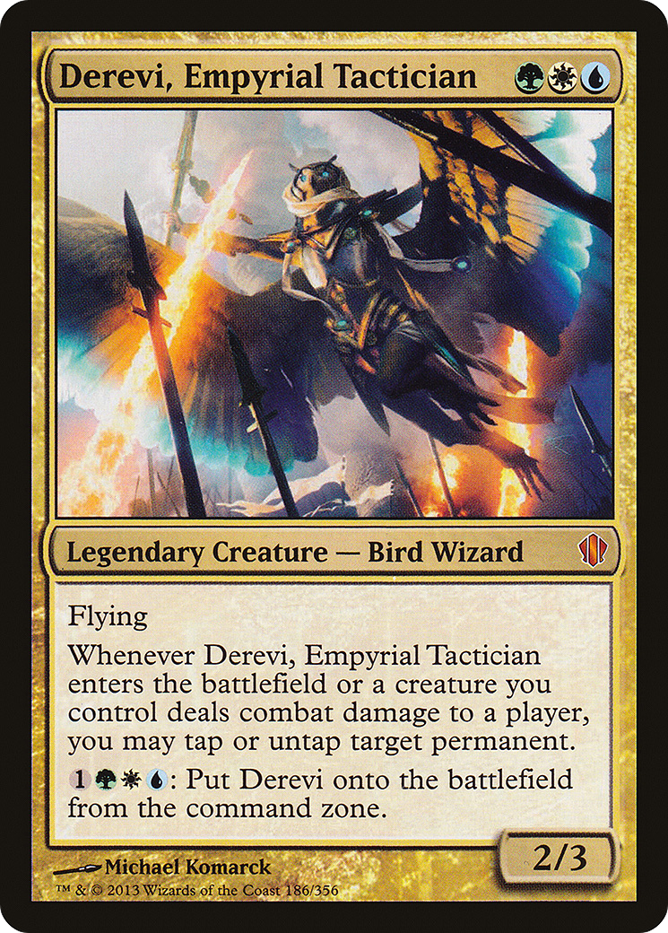 Derevi, Empyrial Tactician (C13-186) [Commander 2013] MTG Single Wizards of the Coast