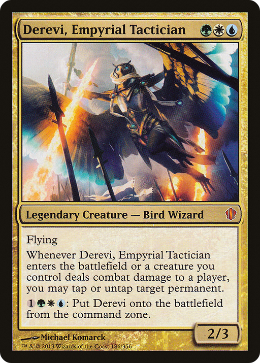 Derevi, Empyrial Tactician (C13-186) [Commander 2013] MTG Single Wizards of the Coast