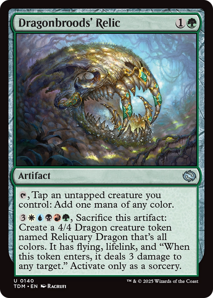 Dragonbroods' Relic (TDM-140) [Tarkir: Dragonstorm] MTG Single Wizards of the Coast