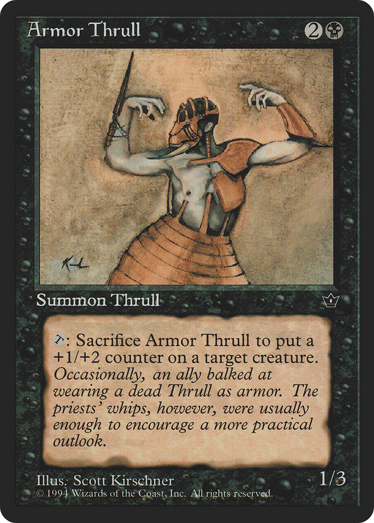 Armor Thrull (FEM-33D) [Fallen Empires] MTG Single Wizards of the Coast
