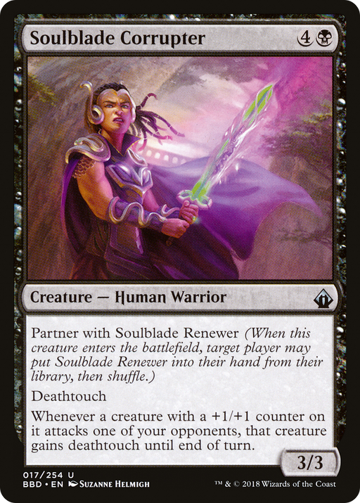 Soulblade Corrupter (BBD-017) [Battlebond] Foil MTG Single Wizards of the Coast