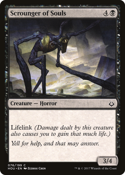 Scrounger of Souls (HOU-076) [Hour of Devastation] MTG Single Wizards of the Coast