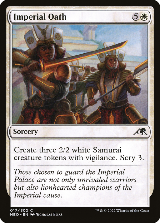 Imperial Oath (NEO-017) [Kamigawa: Neon Dynasty] Foil MTG Single Wizards of the Coast