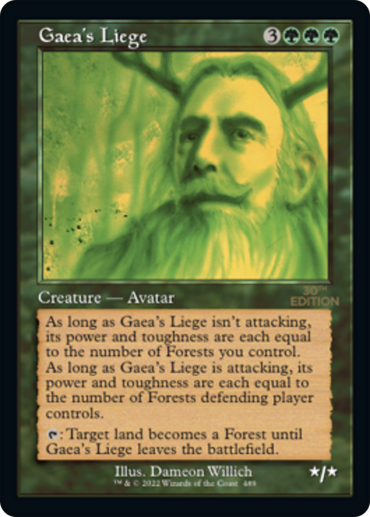 Gaea's Liege (30A-489) [30th Anniversary Edition] MTG Single Wizards of the Coast