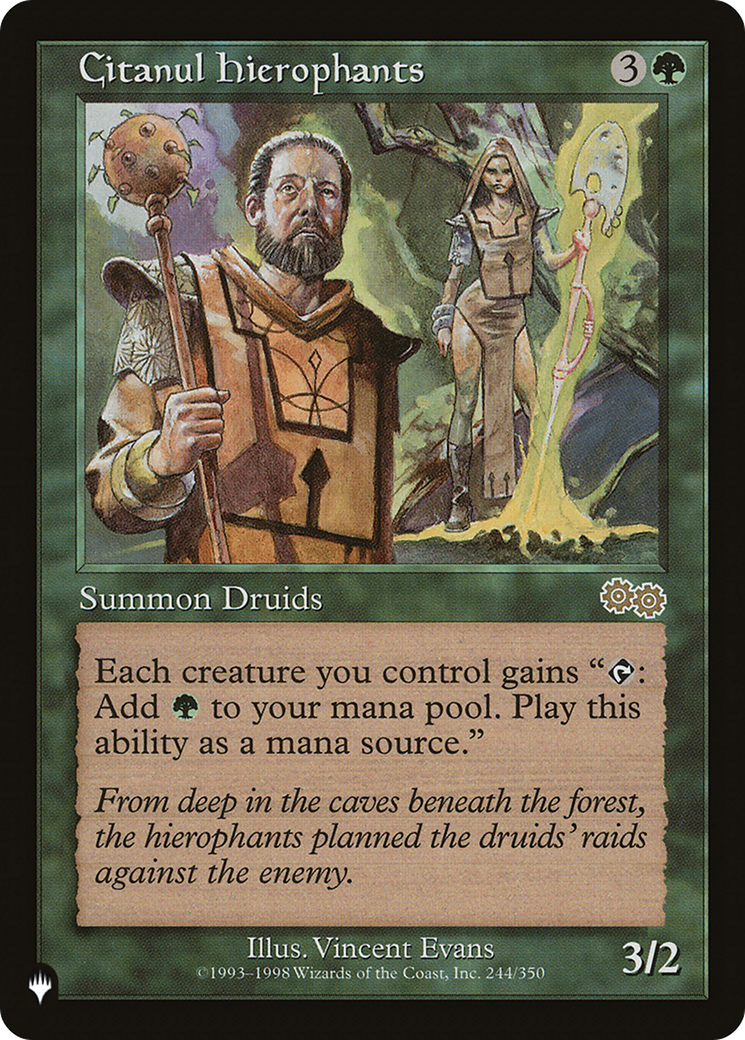 Citanul Hierophants (LIST-USG-244) [Mystery Booster] The List MTG Single Wizards of the Coast