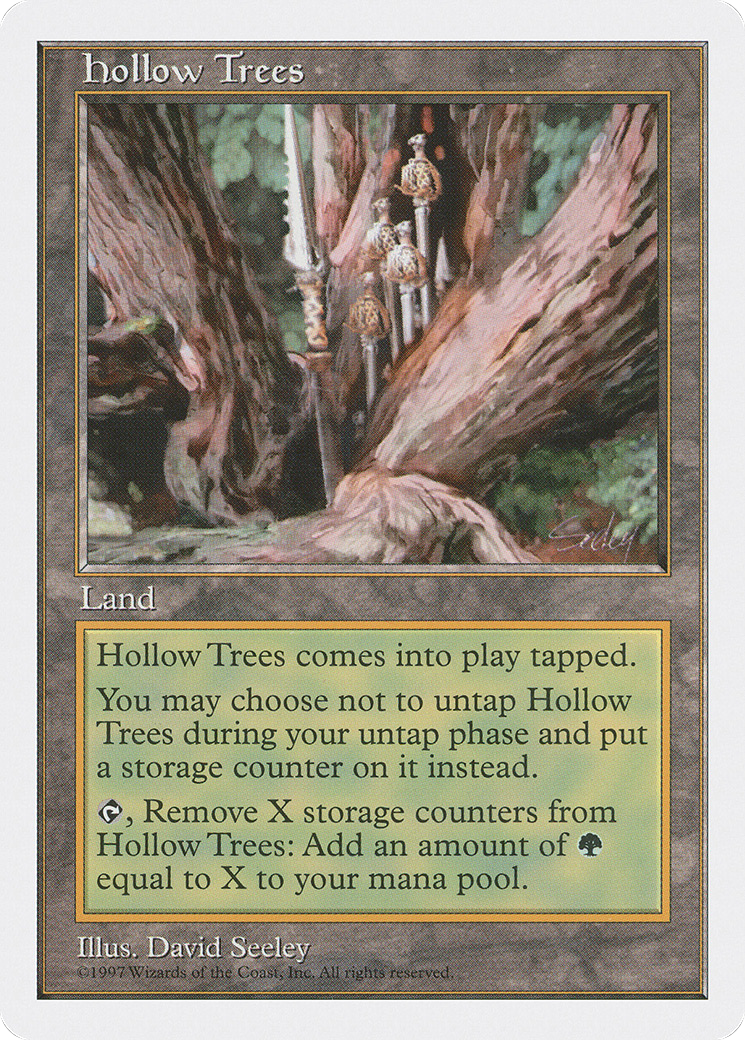 Hollow Trees (5ED-) [Fifth Edition] MTG Single Wizards of the Coast