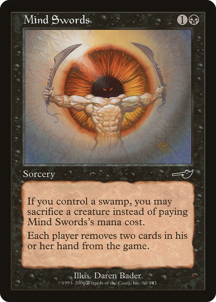 Mind Swords (NMS-060) [Nemesis] MTG Single Wizards of the Coast