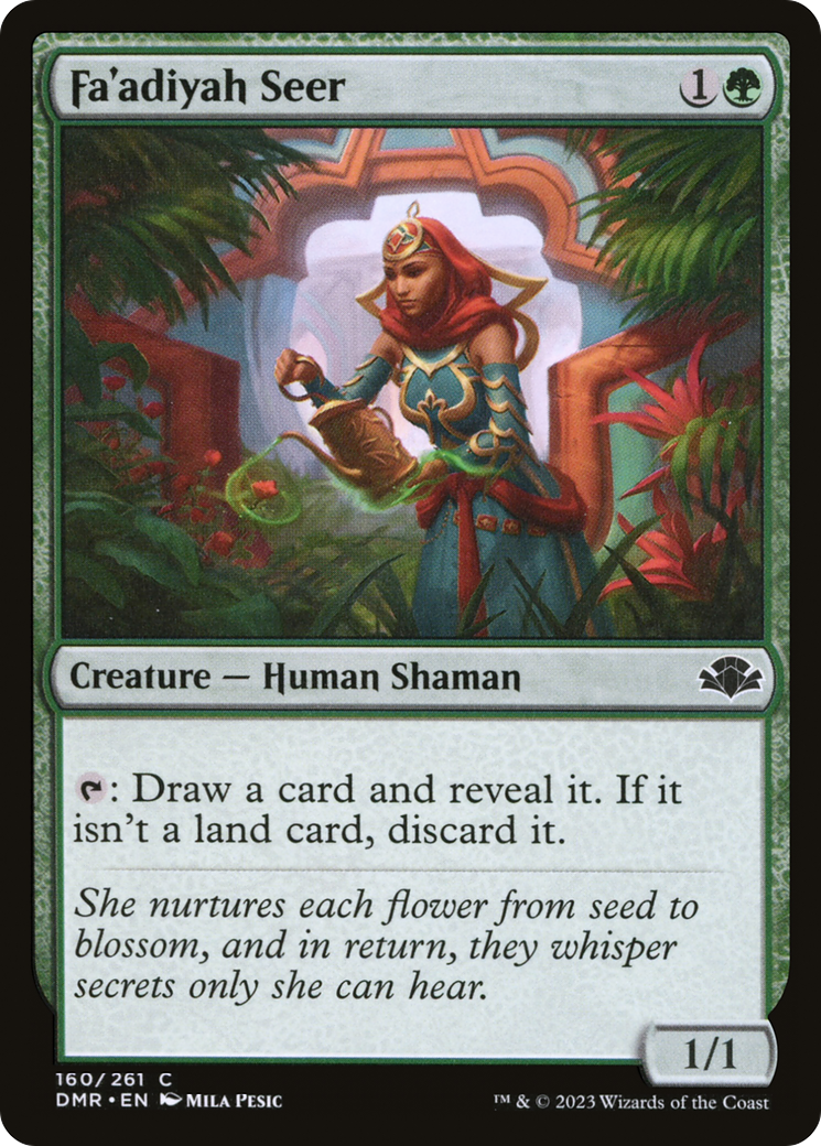 Fa'adiyah Seer (DMR-160) [Dominaria Remastered] MTG Single Wizards of the Coast