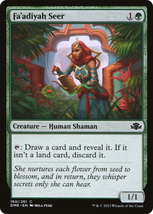 Fa'adiyah Seer (DMR-160) [Dominaria Remastered] Foil MTG Single Wizards of the Coast