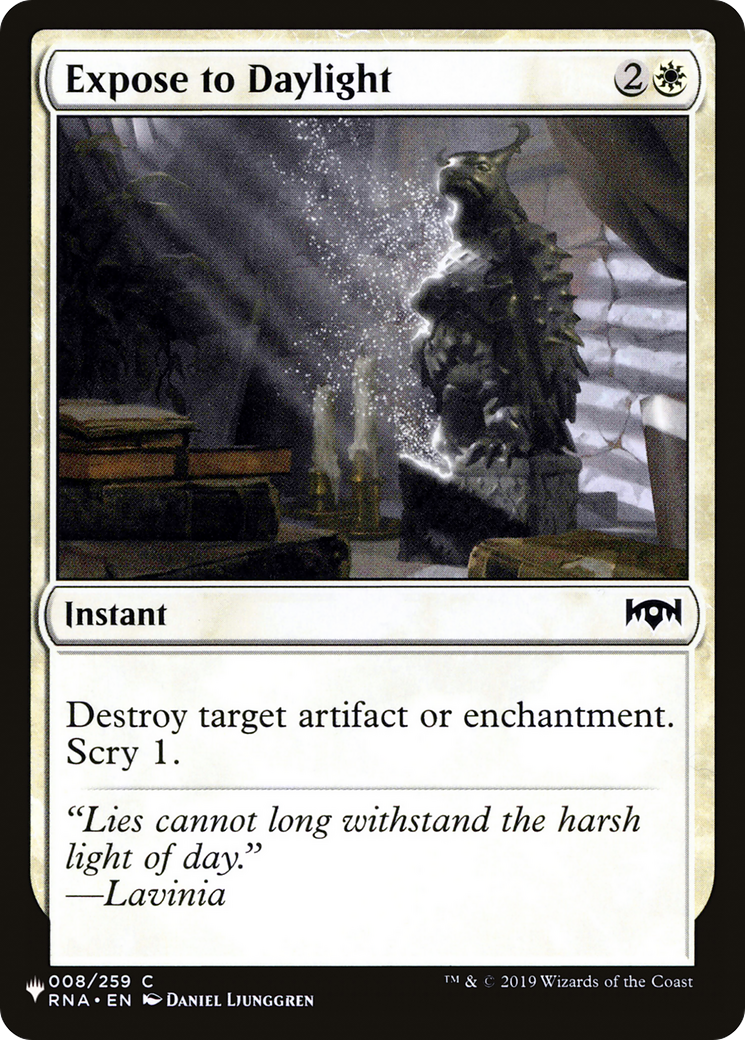 Expose to Daylight (LIST-RNA-8) [Mystery Booster] The List MTG Single Wizards of the Coast