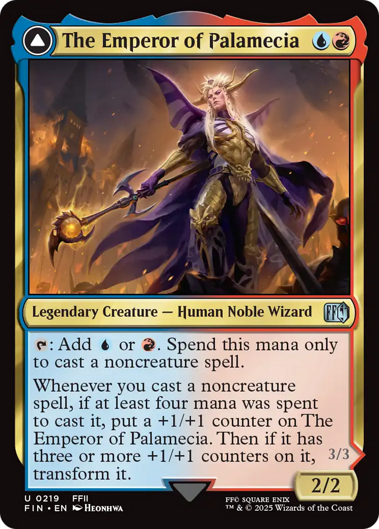 The Emperor of Palamecia // The Lord Master of Hell (FIN-219) [FINAL FANTASY] MTG Single Wizards of the Coast