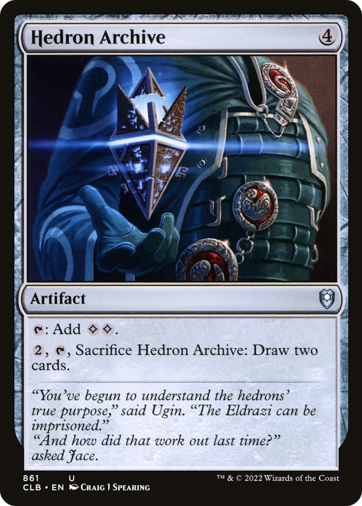 Hedron Archive (CLB-861) [Commander Legends: Battle for Baldur's Gate] MTG Single Wizards of the Coast