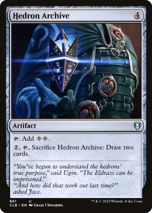 Hedron Archive (CLB-861) [Commander Legends: Battle for Baldur's Gate] MTG Single Wizards of the Coast