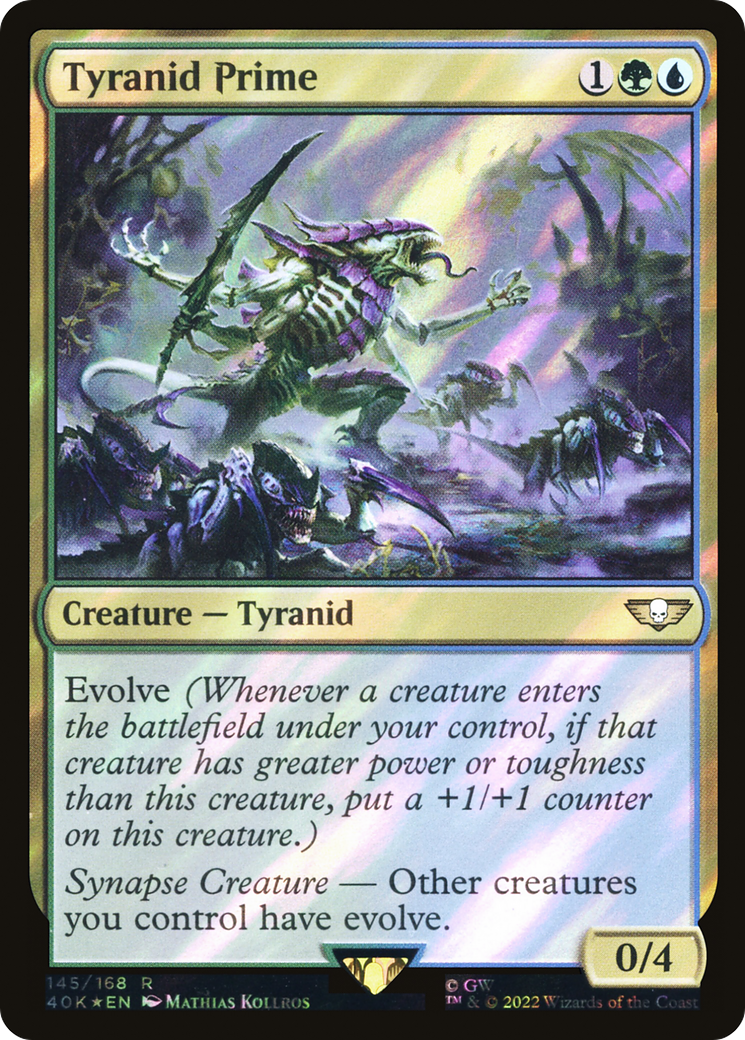 Tyranid Prime (40K-145★) [Warhammer 40,000 Commander] Foil MTG Single Wizards of the Coast