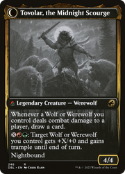 Tovolar, Dire Overlord // Tovolar, the Midnight Scourge (DBL-246) [Innistrad: Double Feature] MTG Single Wizards of the Coast