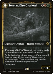 Tovolar, Dire Overlord // Tovolar, the Midnight Scourge (DBL-246) [Innistrad: Double Feature] MTG Single Wizards of the Coast