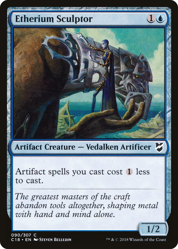 Etherium Sculptor (C18-090) [Commander 2018] MTG Single Wizards of the Coast