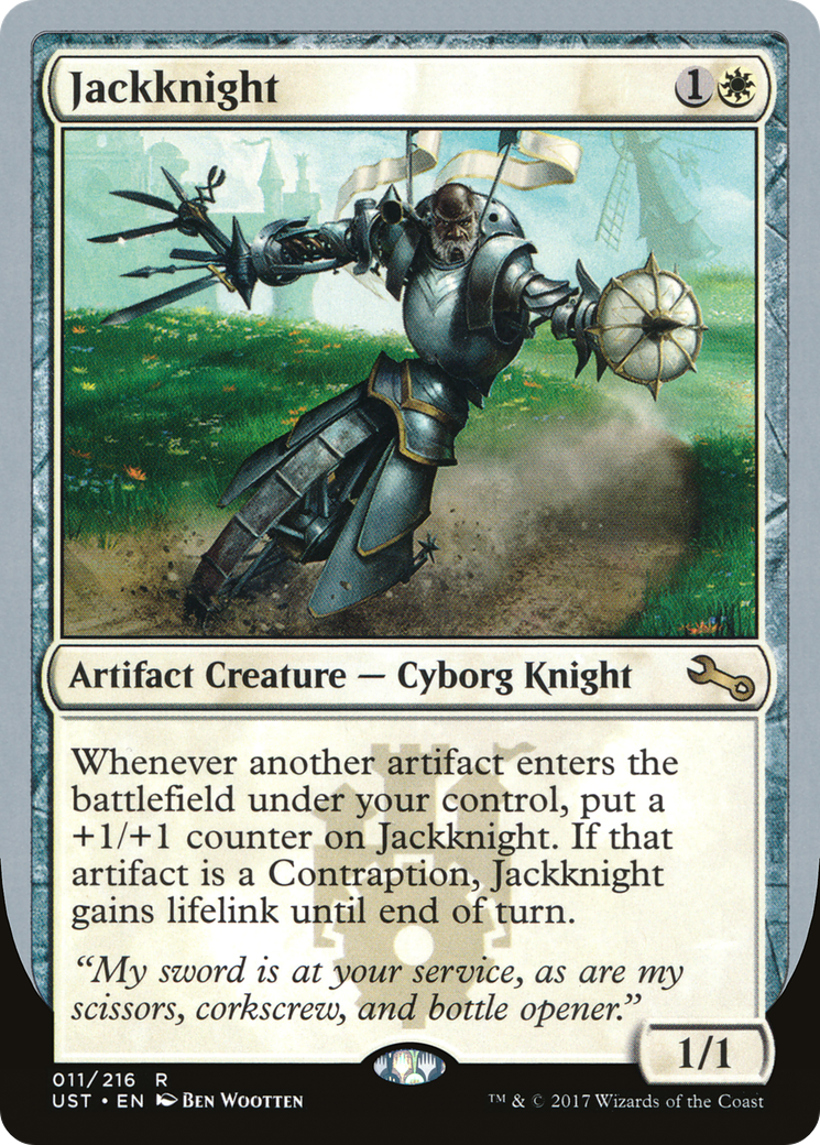 Jackknight (UST-011) [Unstable] Foil MTG Single Wizards of the Coast