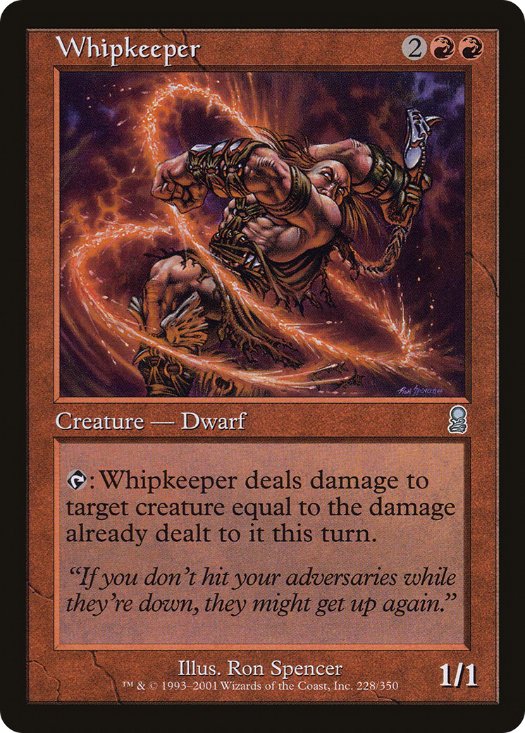 Whipkeeper (ODY-228) [Odyssey] Foil MTG Single Wizards of the Coast