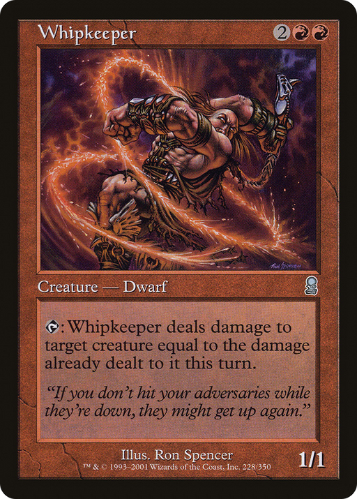 Whipkeeper (ODY-228) [Odyssey] MTG Single Wizards of the Coast