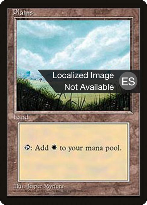 Plains (4BB-364) [Fourth Edition Foreign Black Border] MTG Single Wizards of the Coast