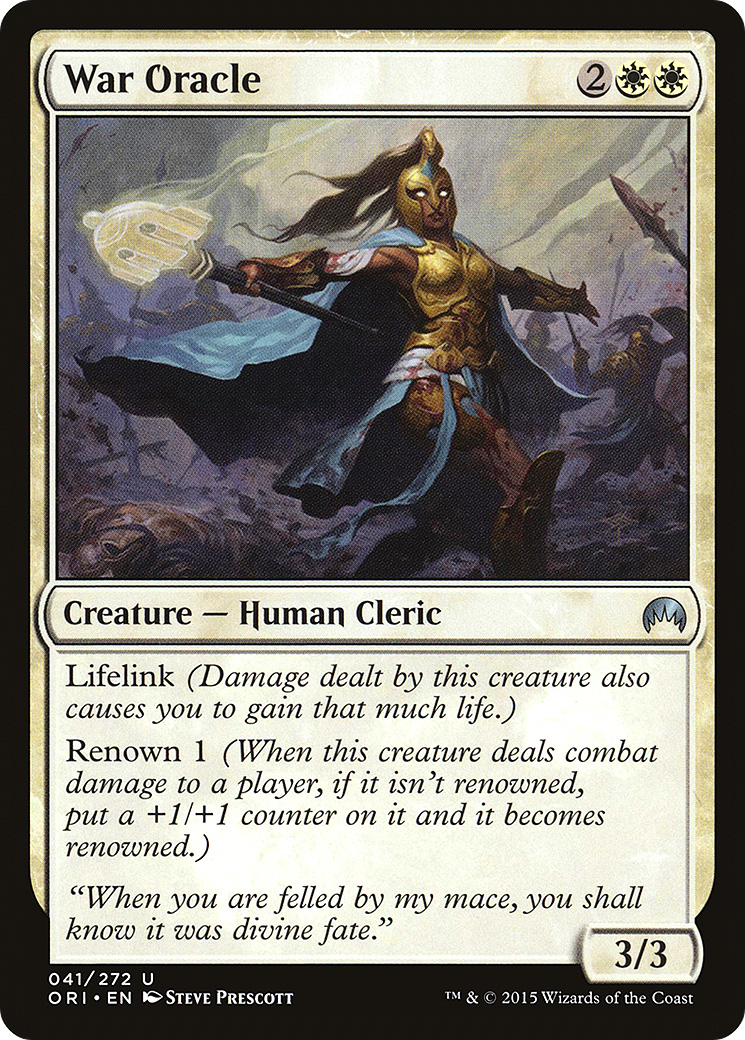 War Oracle (ORI-041) [Magic Origins] MTG Single Wizards of the Coast