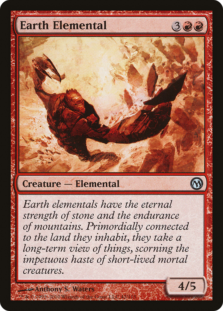 Earth Elemental (DPA-042) [Misc] Duels of the Planeswalkers MTG Single Wizards of the Coast