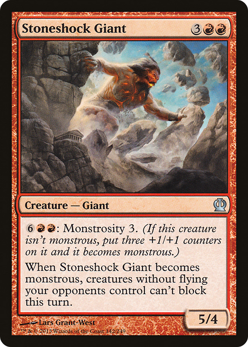 Stoneshock Giant (THS-142) [Theros] MTG Single Wizards of the Coast