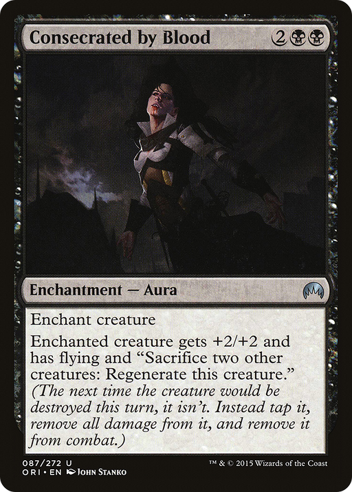 Consecrated by Blood (ORI-087) [Magic Origins] MTG Single Wizards of the Coast