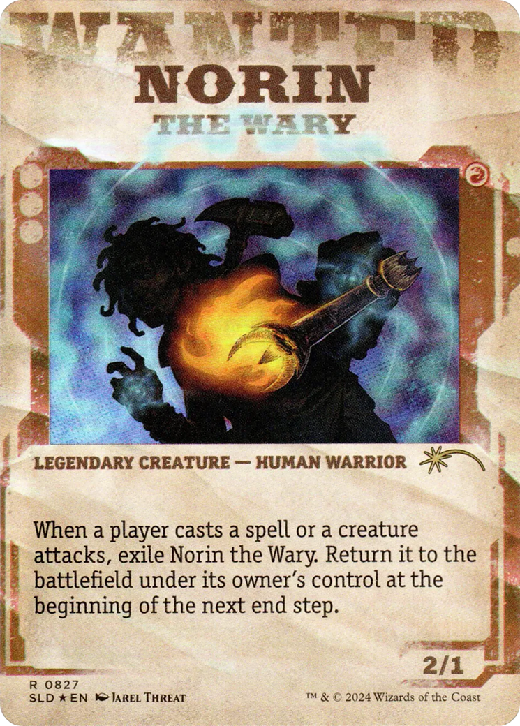 Norin the Wary (SLD-827) [Secret Lair] Drop (Showcase) (Borderless) MTG Single Wizards of the Coast