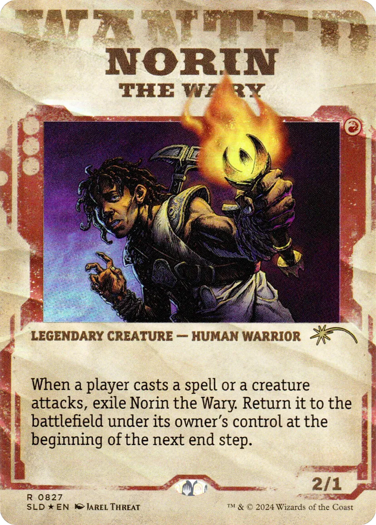 Norin the Wary (SLD-827) [Secret Lair] Drop (Showcase) (Borderless) Foil MTG Single Wizards of the Coast