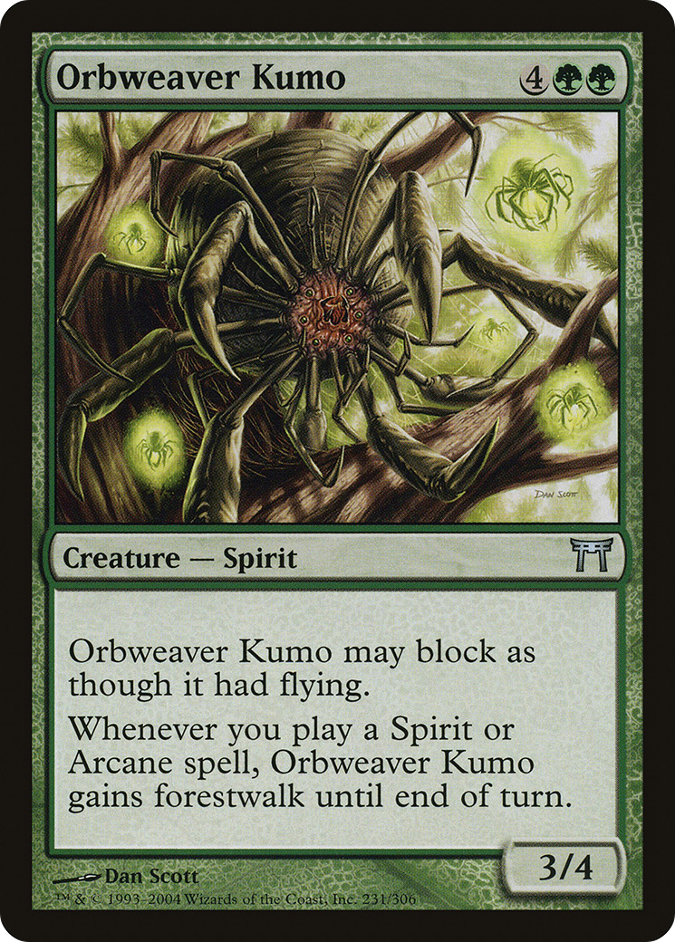 Orbweaver Kumo (CHK-231) [Champions of Kamigawa] MTG Single Wizards of the Coast