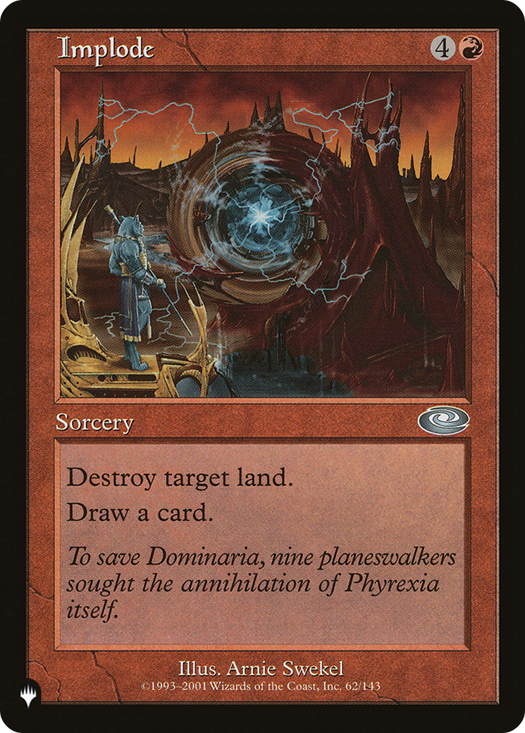 Implode (LIST-PLS-62) [Mystery Booster] The List MTG Single Wizards of the Coast