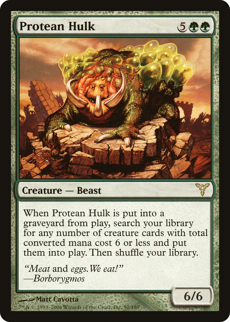 Protean Hulk (DIS-090) [Dissension] Foil MTG Single Wizards of the Coast