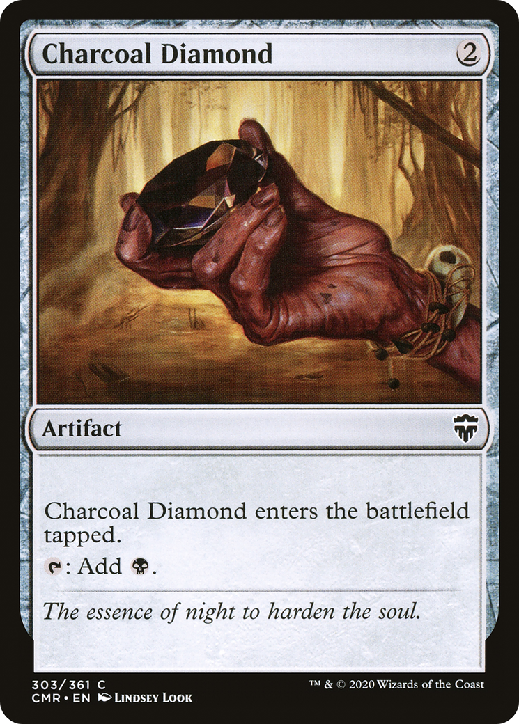 Charcoal Diamond (CMR-303) [Commander Legends] Foil MTG Single Wizards of the Coast