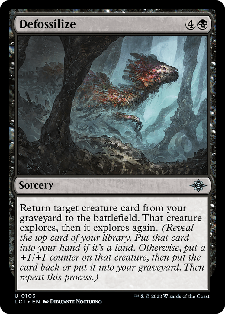 Defossilize (LCI-103) [The Lost Caverns of Ixalan] MTG Single Wizards of the Coast