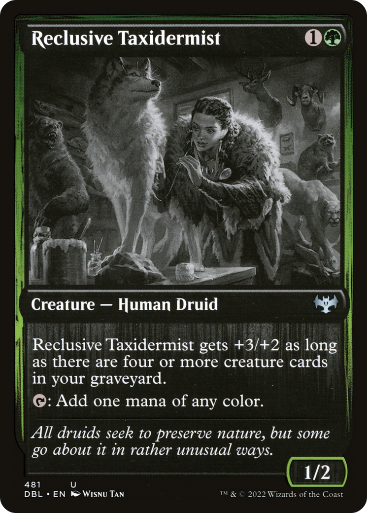 Reclusive Taxidermist (DBL-481) [Innistrad: Double Feature] MTG Single Wizards of the Coast