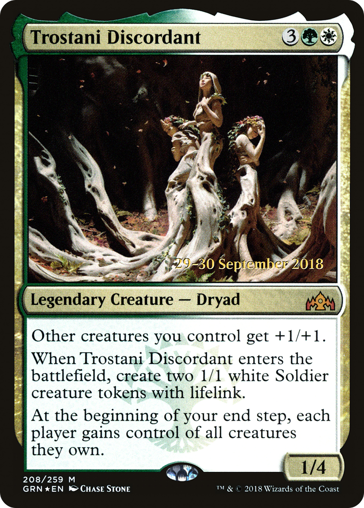 Trostani Discordant (PRE-208) [Guilds of Ravnica Promos] Foil MTG Single Wizards of the Coast