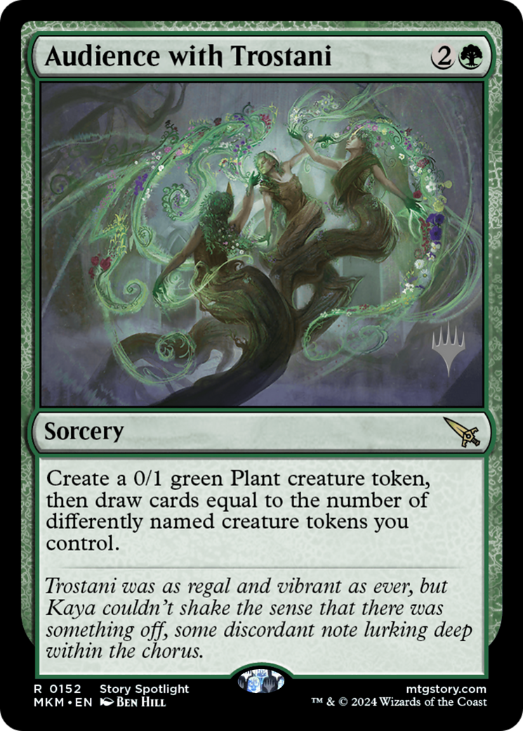 Audience with Trostani (PPMKM-152) [Murders at Karlov Manor Promos] Foil MTG Single Wizards of the Coast