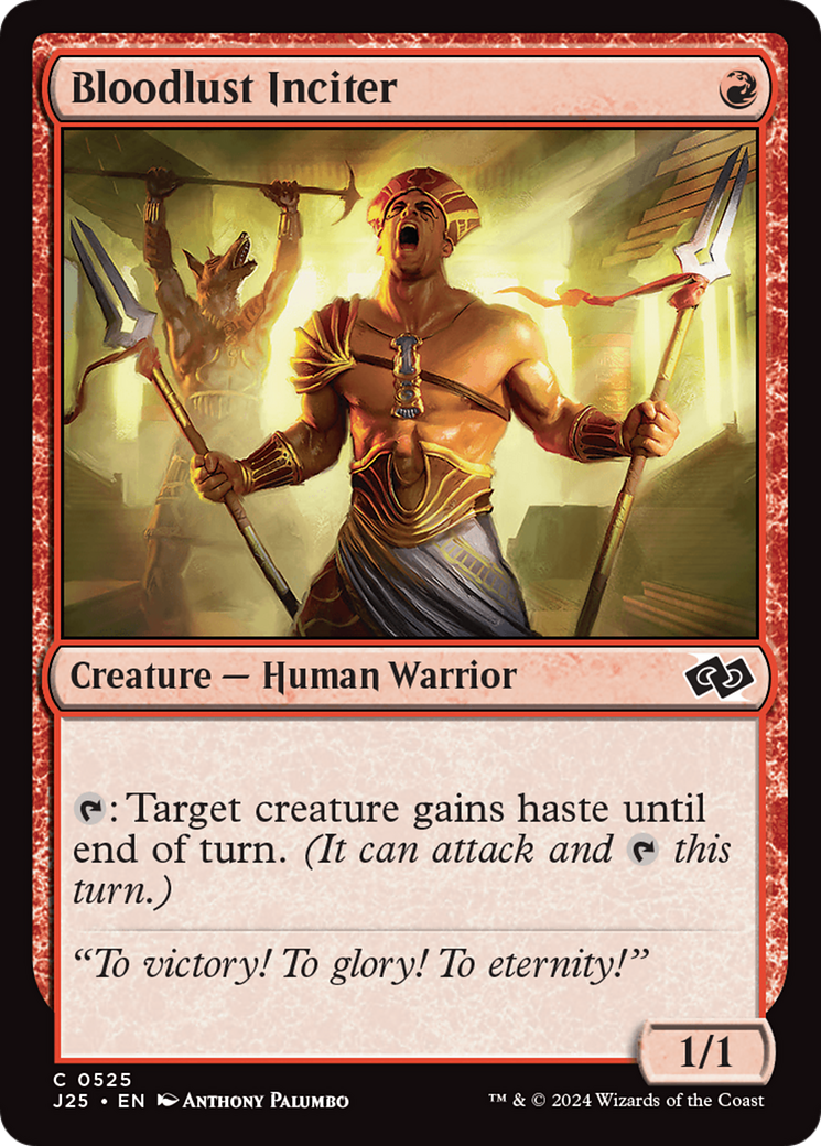 Bloodlust Inciter (J25-525) [Foundations Jumpstart] MTG Single Wizards of the Coast