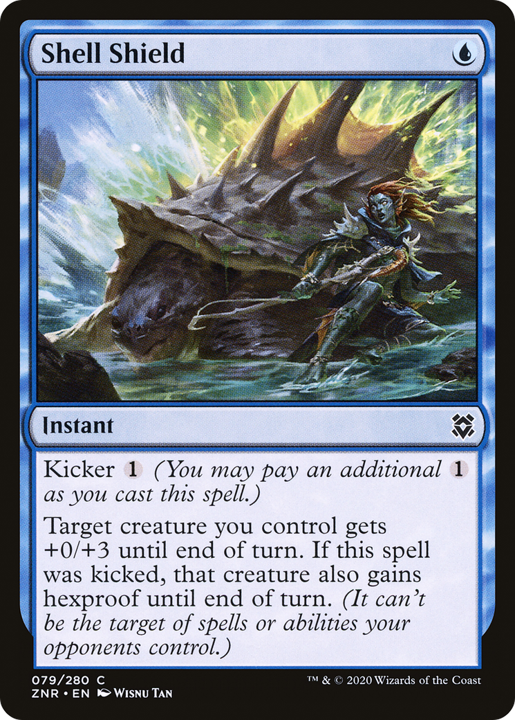 Shell Shield (ZNR-079) [Zendikar Rising] MTG Single Wizards of the Coast
