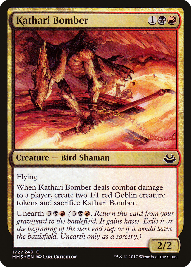 Kathari Bomber (MM3-172) [Modern Masters 2017] Foil MTG Single Modern Masters 2017