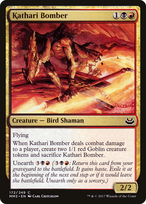 Kathari Bomber (MM3-172) [Modern Masters 2017] Foil MTG Single Modern Masters 2017