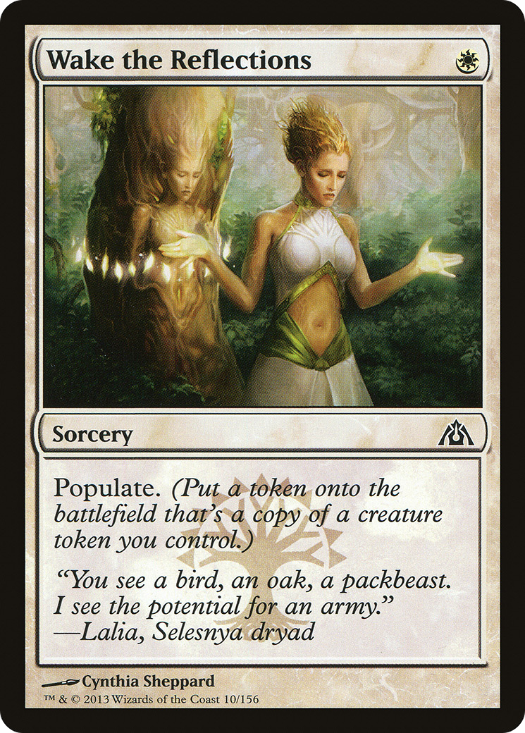 Wake the Reflections (DGM-010) [Dragon's Maze] Foil MTG Single Wizards of the Coast