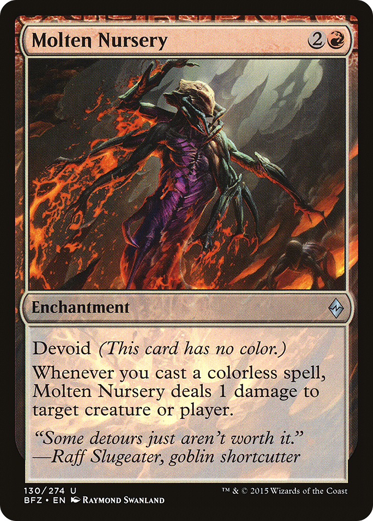 Molten Nursery (BFZ-130) [Battle for Zendikar] Foil MTG Single Wizards of the Coast